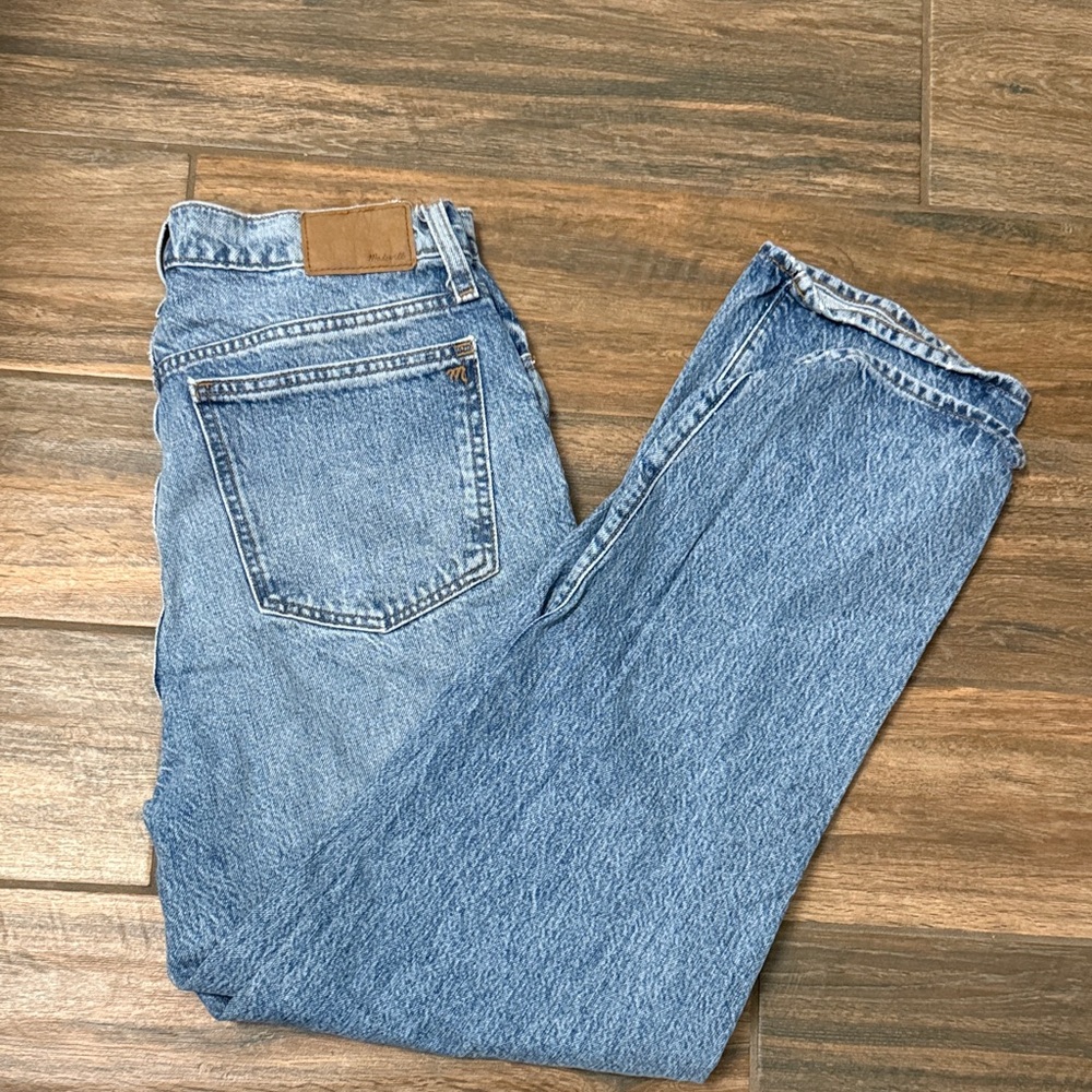 Madewell Perfect Vintage Straight Blue Jeans